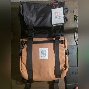 Topo Designs Backpack - Black and Brown